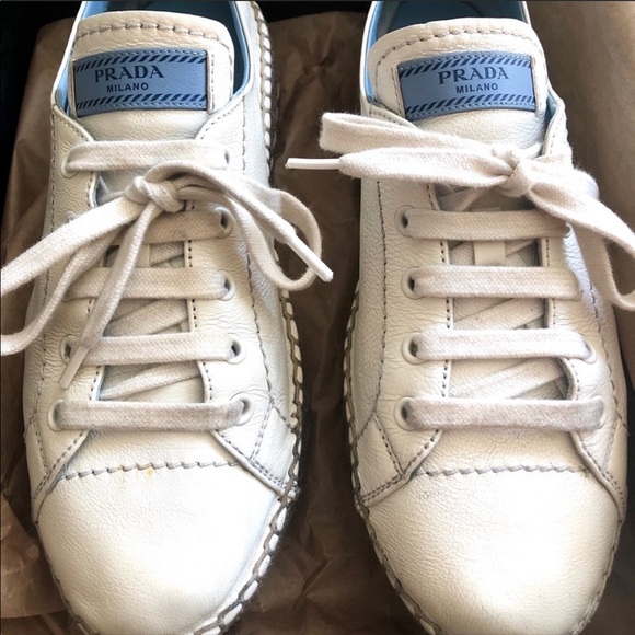 PRADA Leather Espadrilles - Picture 2 of 9